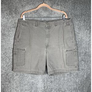 Savane Cargo Shorts Mens Size 40 Gray Cotton Pockets‎